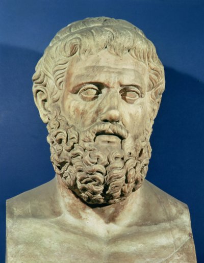 Büste von Sophokles (496-406 v. Chr.) von Roman